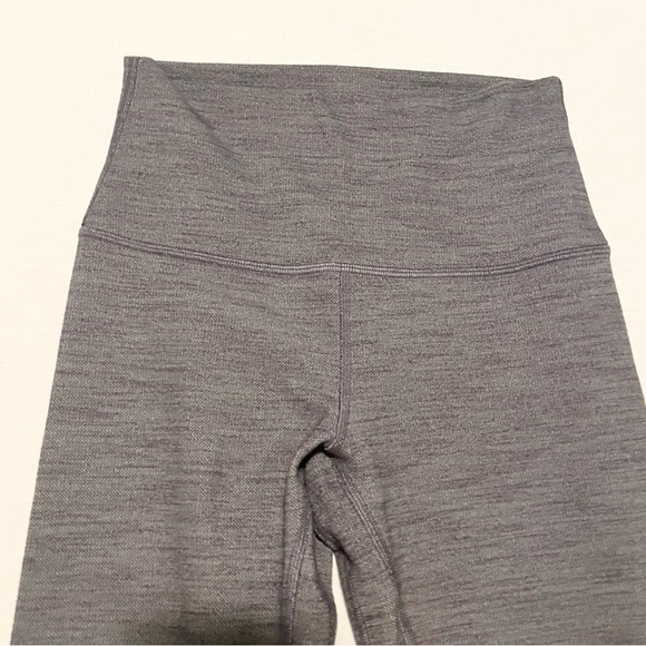 Lululemon Align Pant II Heathered Herringbone Heathered Black White Size 4 - Picture 3 of 16